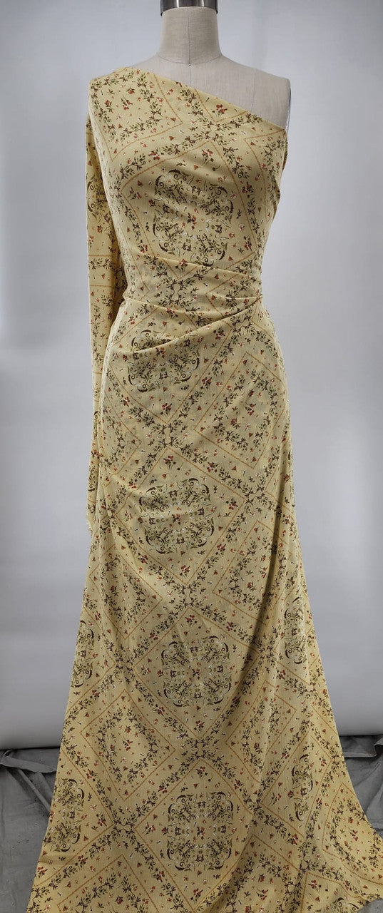 1 Yard Rayon Crinkle Crepon Fabric For Dresses Blouses Summer Apparel Sewing Crafts 52" Width