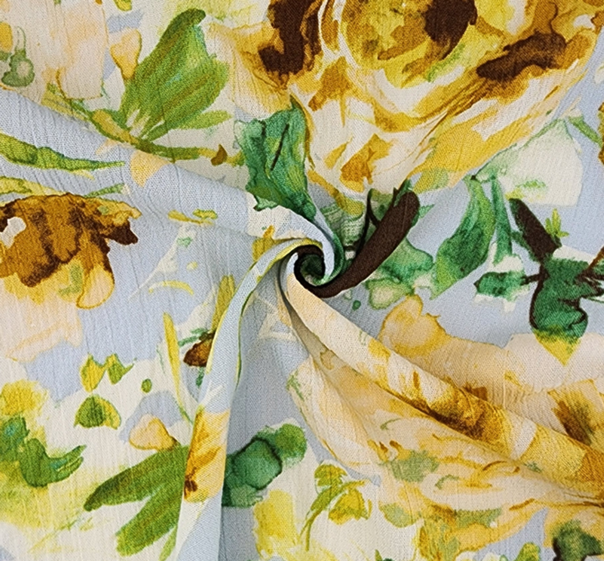 1 Yard Skylight Rayon Crinkle Apparel Material for Skirts Blouses 50/52 Inch Width