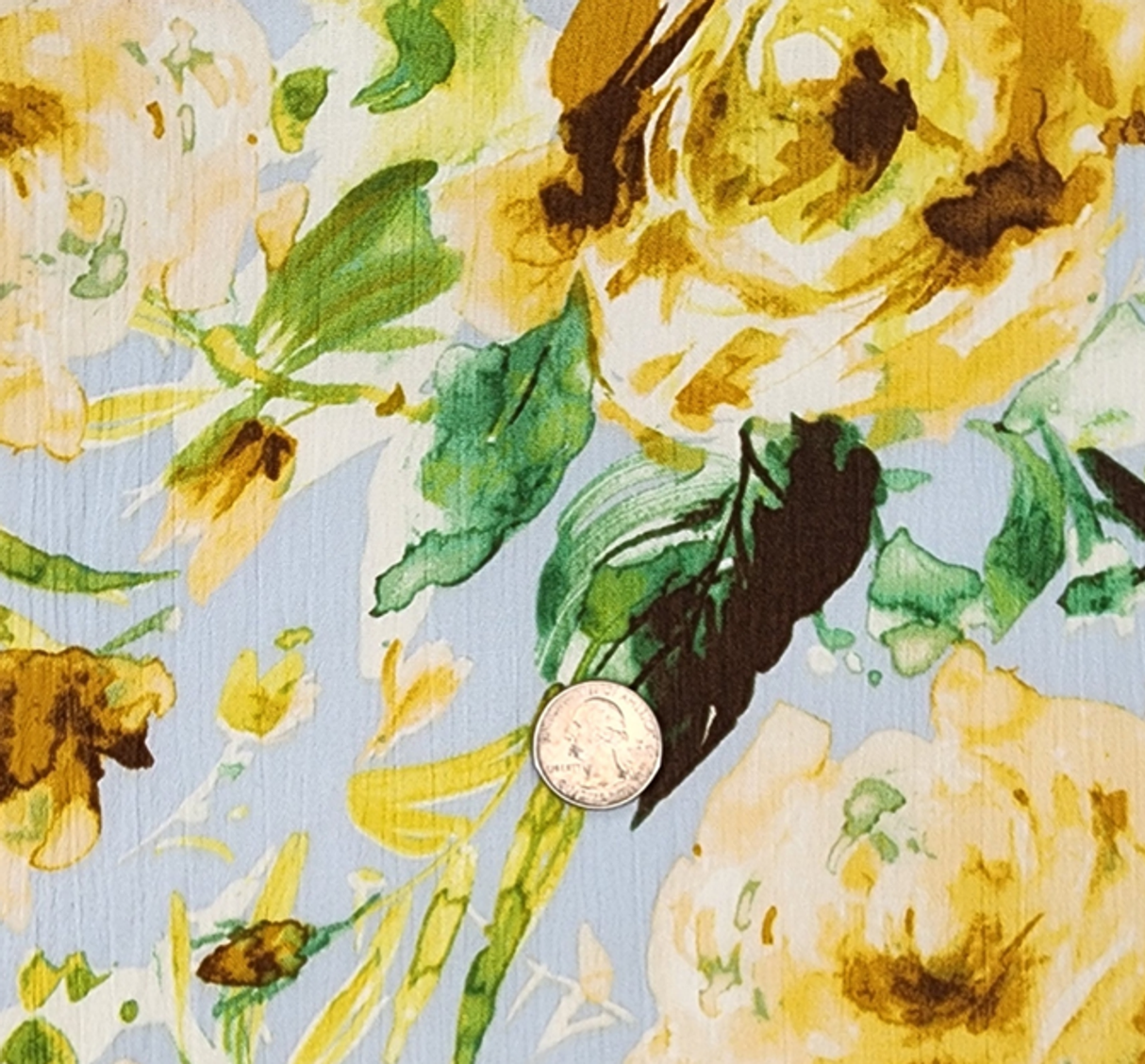 1 Yard Skylight Rayon Crinkle Apparel Material for Skirts Blouses 50/52 Inch Width