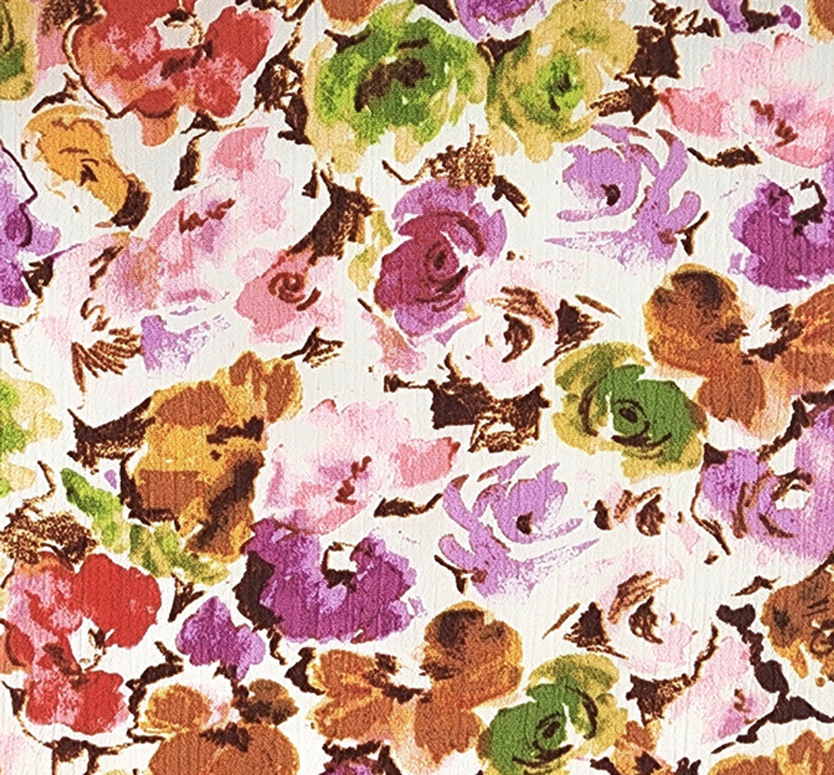 1 Yard Violet Rayon Crepon Fabric, Woven Textured for Apparel Width 50/52"