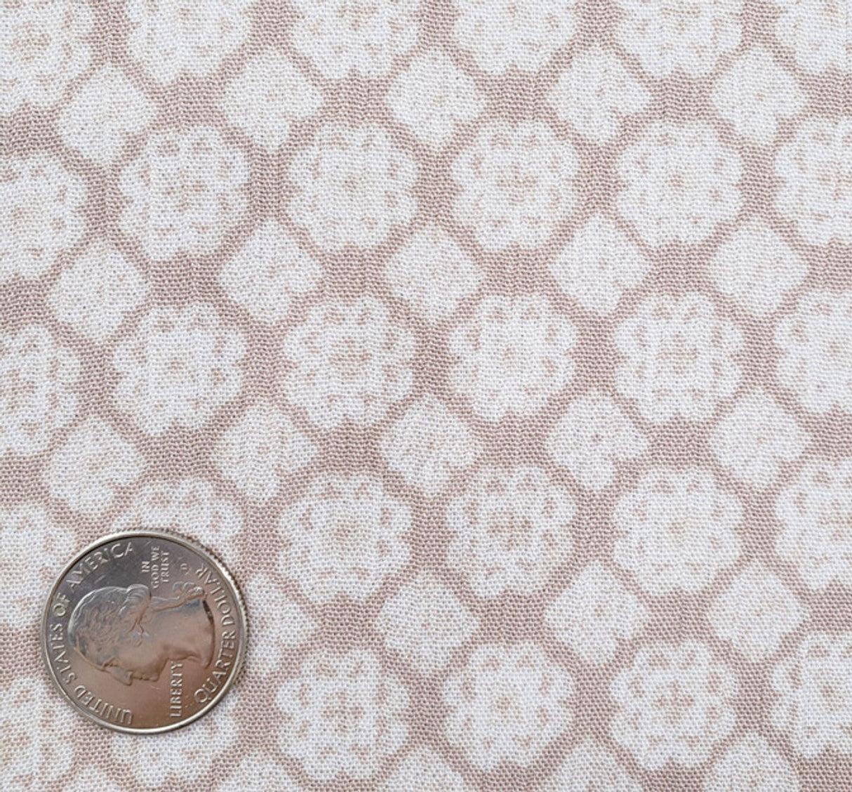 1 Yard Rayon Crinkle Nude Pink Woven Fabric, 50/52" Wide 100% Rayon