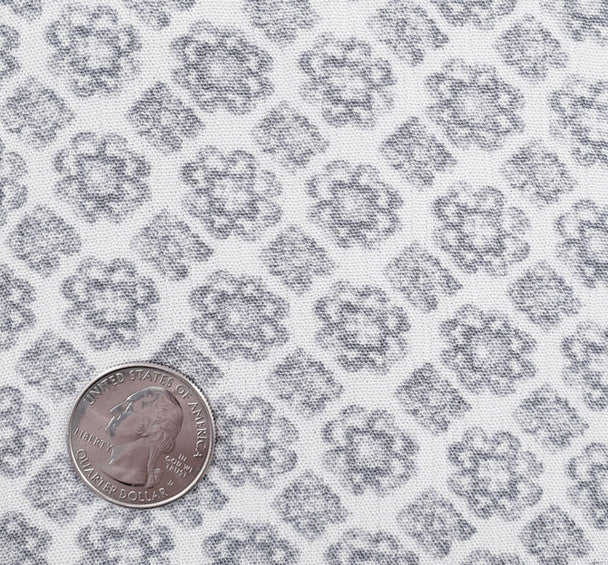 1 Yard Off White Gray Crinkle Rayon Fabric for Apparel Sewing Dress Material 50/52 Inch Width