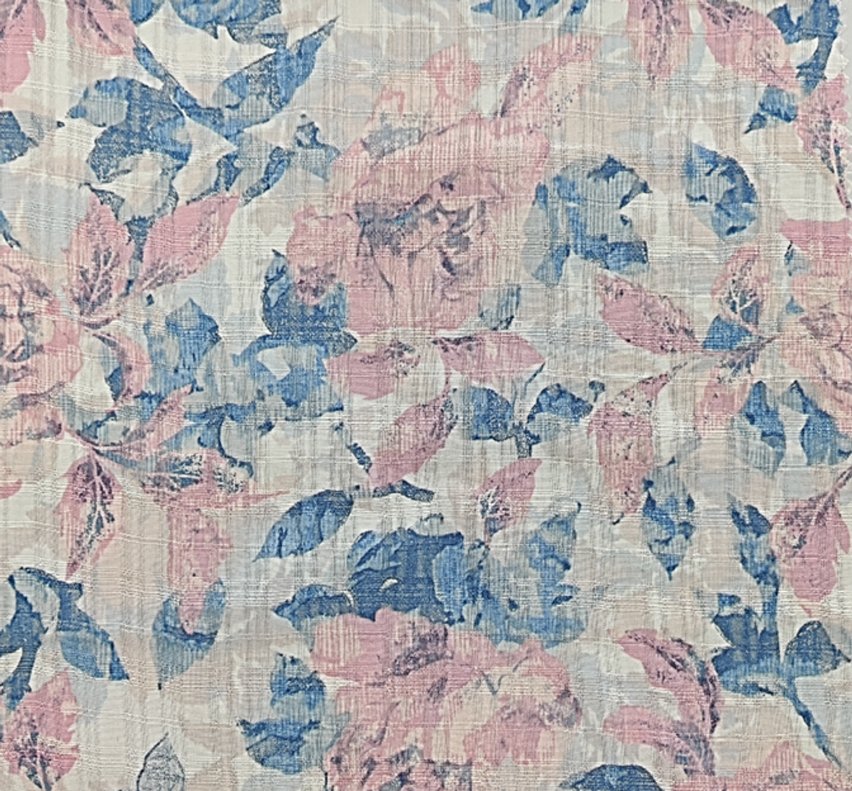 1 Yard Sophisticated Blue Rayon Check Jacquard Apparel Fabric 54 Inch Width