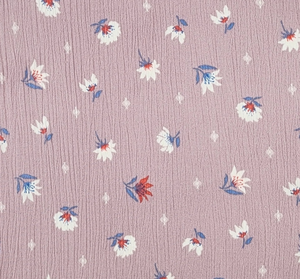 1 Yard Lavender Rayon Crinkle Apparel Fabric 50/52 inches Width