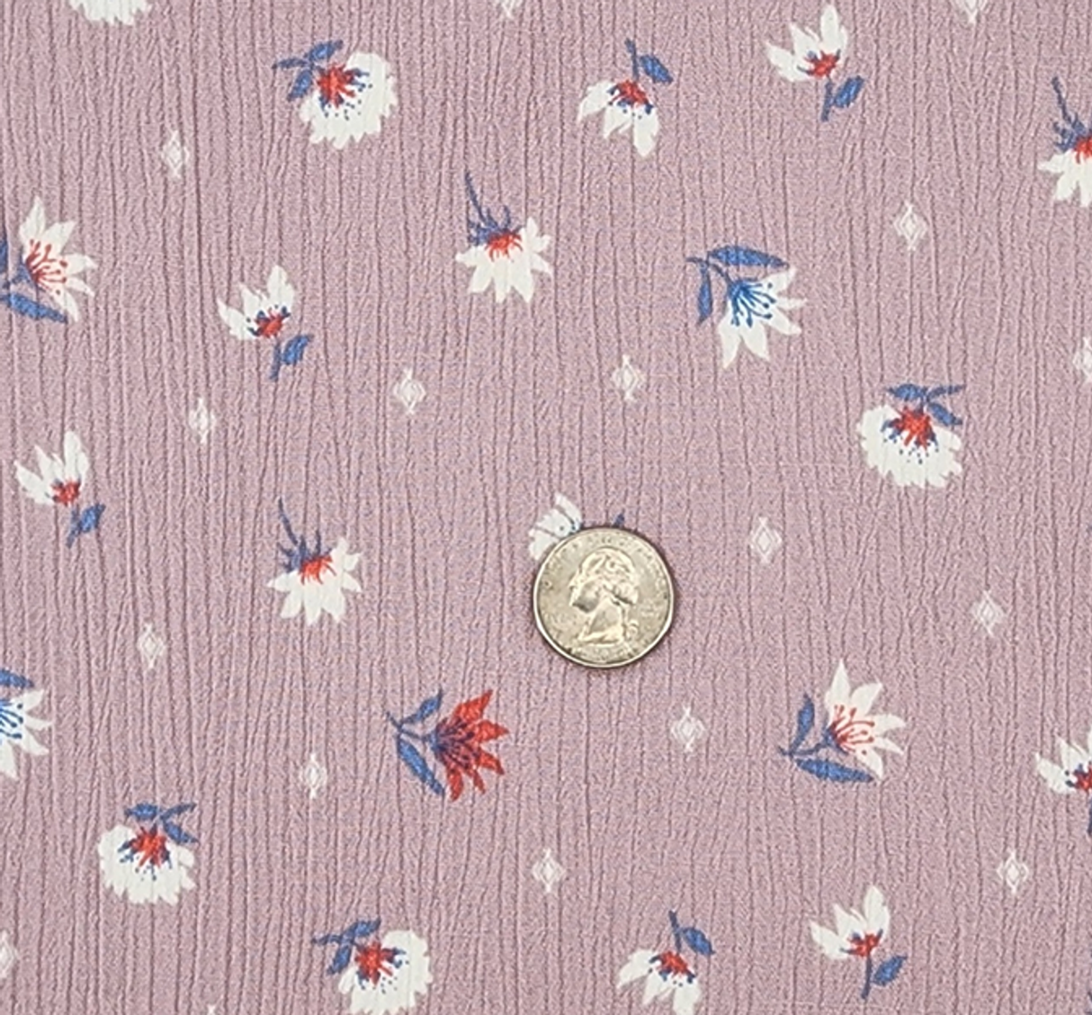 Rayon Crinkle Lavender 50/52” Lightweight Textured Fabric