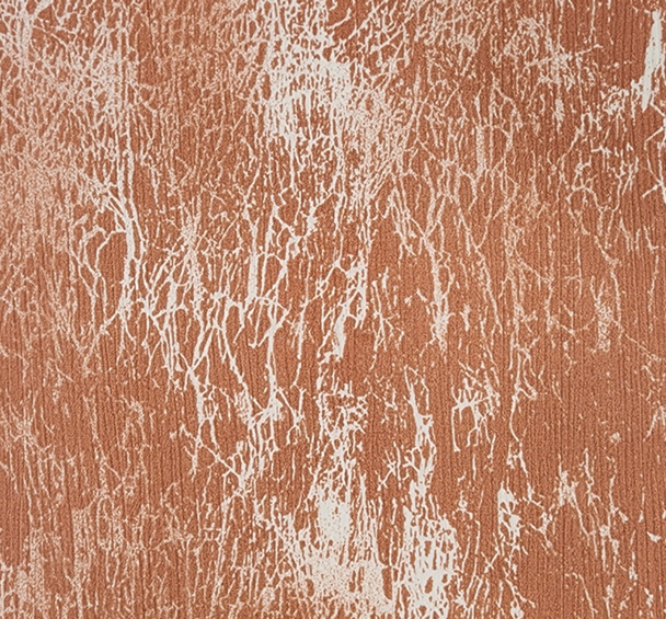 1 Yard Brown Ivory Rayon Crinkle Fabric For Dresses Skirts Blouses Scarves 50/52 Inches Width