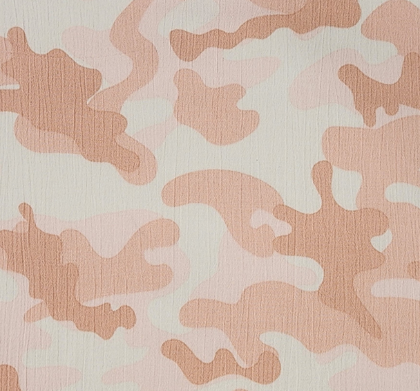 1 Yard Peach Rayon Crinkle Apparel Fabric For Dresses Skirts Blouses Sewing Projects 50/52" Width
