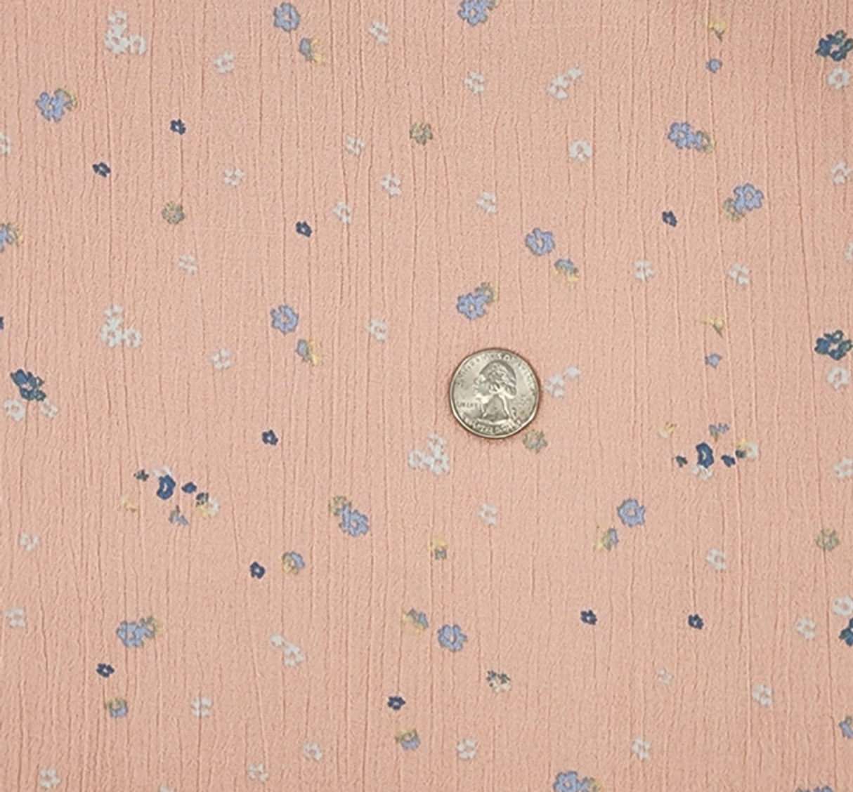 1 Yard Mauve Rayon Crinkle Woven Fabric for Garments and Crafts 50/52 Inch Wide