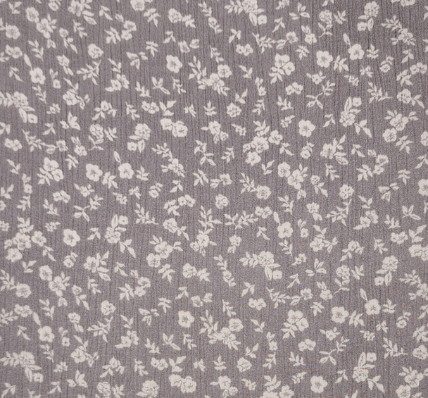 1 Yard Soft Gray Rayon Crinkle Apparel Fabric 50 Inch Width