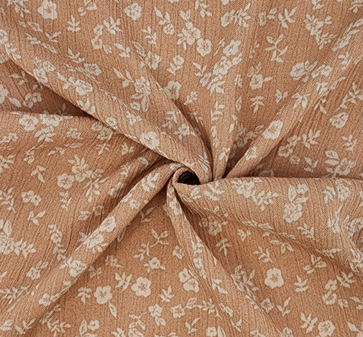 1 Yard Rayon Crinkle Fabric Sandstone 50/52" Wide Lightweight 125 GSM Woven
