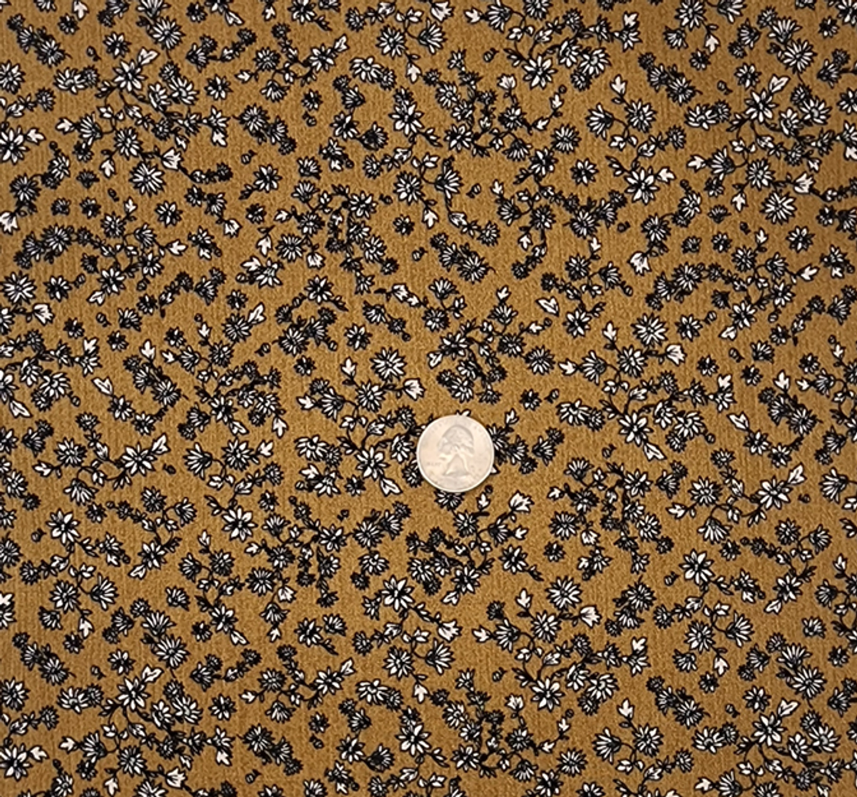 1 Yard Mustard Gold Rayon Crinkle Fabric 50/52" Wide Lightweight Textured Apparel Material