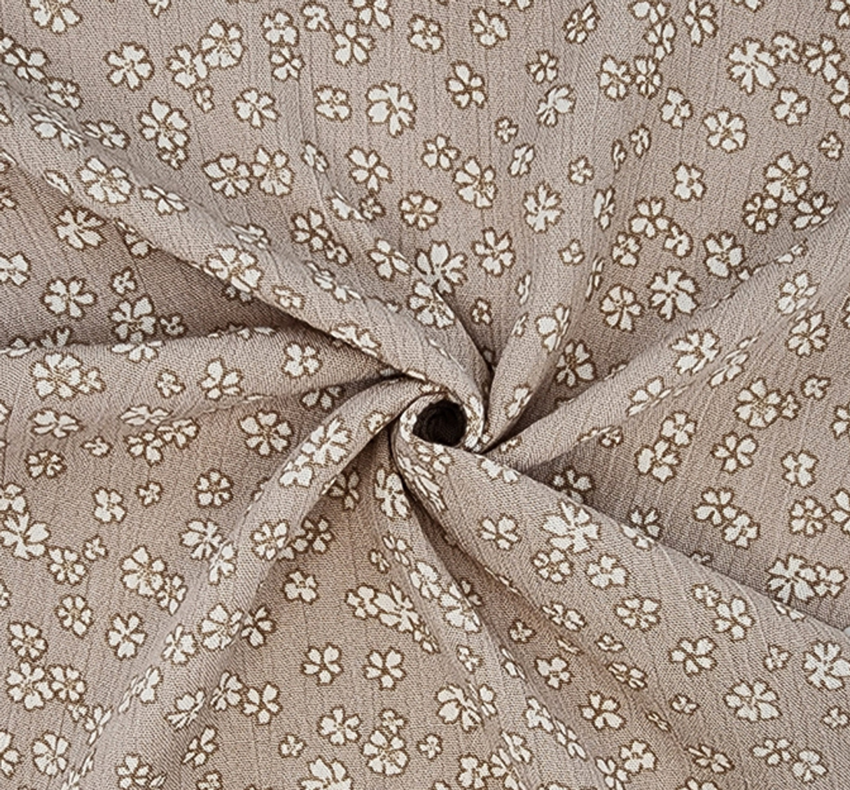 1 Yard Rayon Crinkle Cement Apparel Fabric, 50/52" Wide, Lightweight, Soft Drape