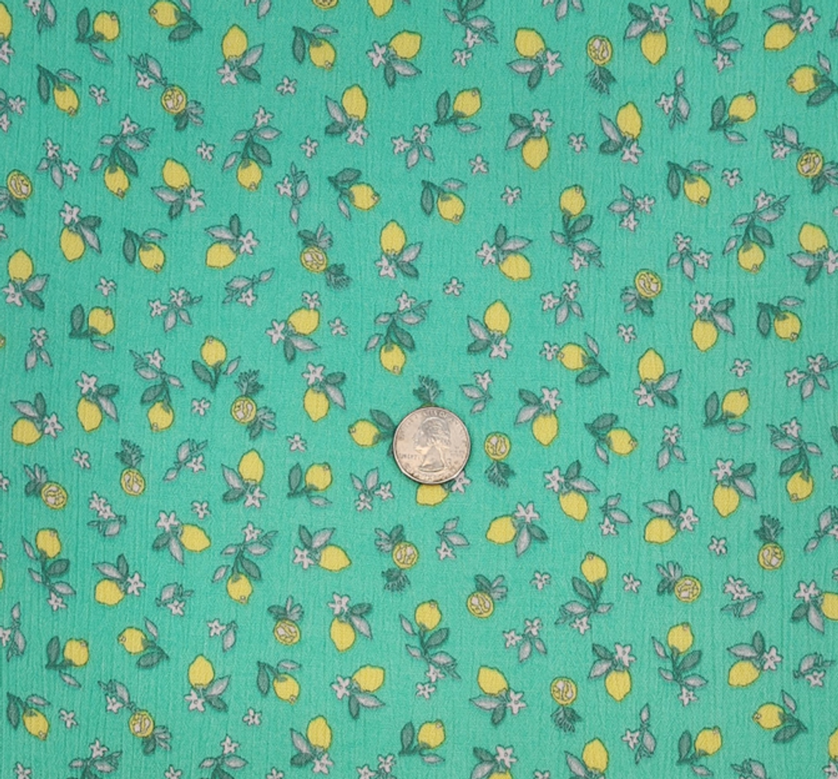 1 Yard Rayon Crinkle Spring Bud Fabric, 100% Rayon, 50/52” Wide, Lightweight Apparel Material