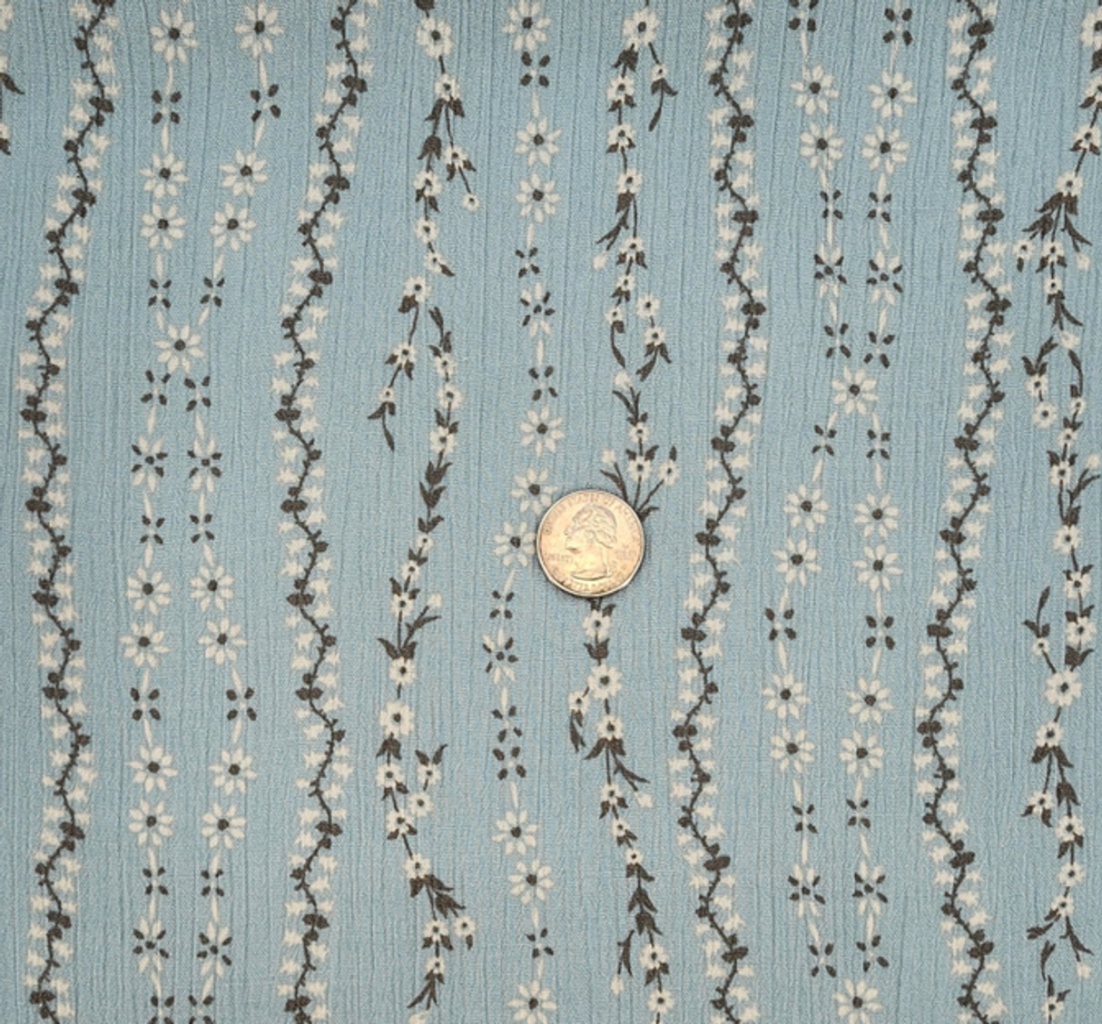 1 Yard Sky Gray Rayon Crinkle Fabric, 50/52" Wide Lightweight Apparel Material