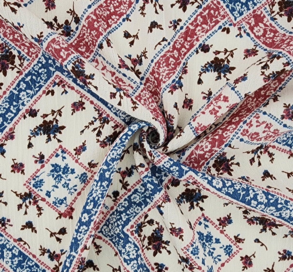 1 Yard Rayon Crinkle Spring Blue Fabric 50/52" Wide, Lightweight Apparel Textile