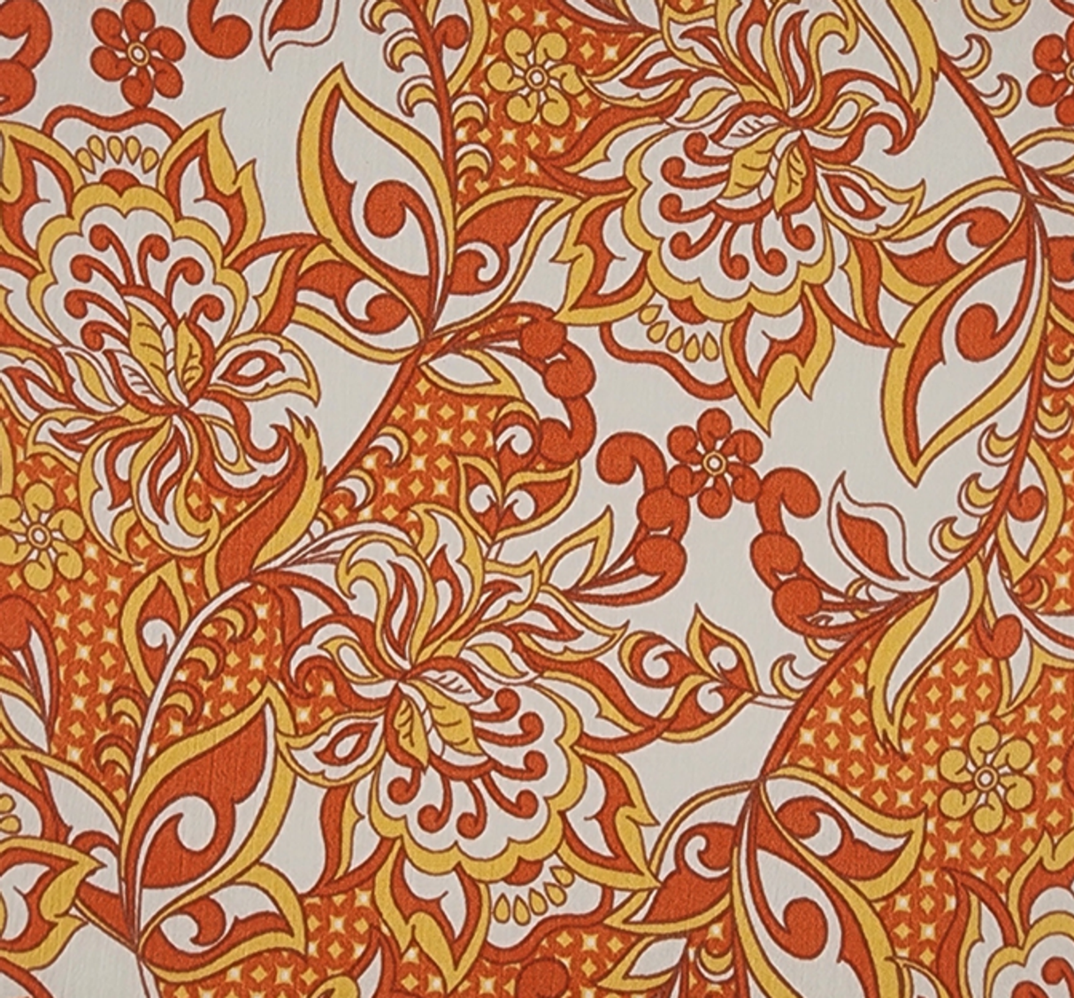 1 Yard Rayon Crinkle Orange Fabric 50/52" Wide, Lightweight 100% Rayon Apparel Material