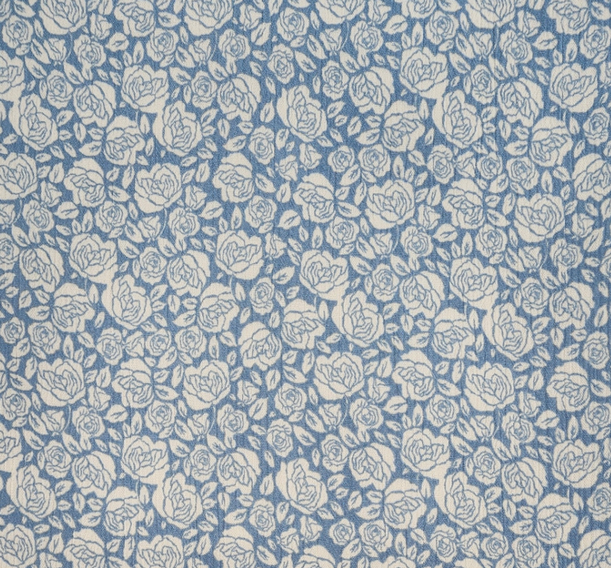 1 Yard Soft Blue Lightweight Rayon Crinkle Fabric For Dresses Blouses Skirts Crafts Width 50/52"