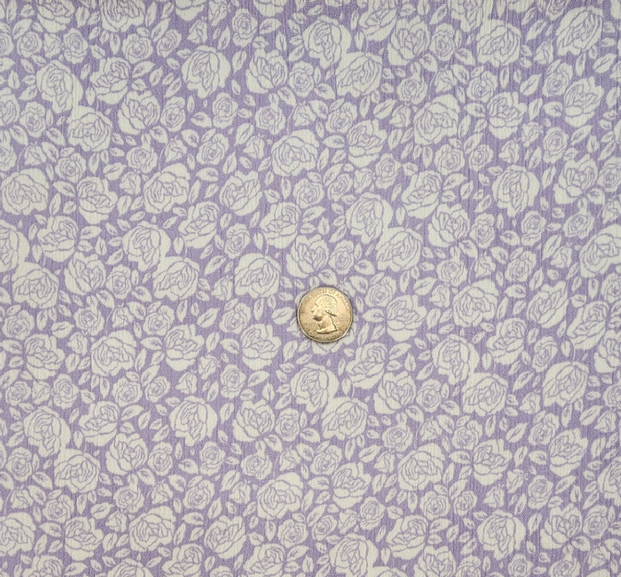 1 Yard Violet Rayon Crinkle Apparel Fabric, 50/52” Wide, Lightweight & Drapable