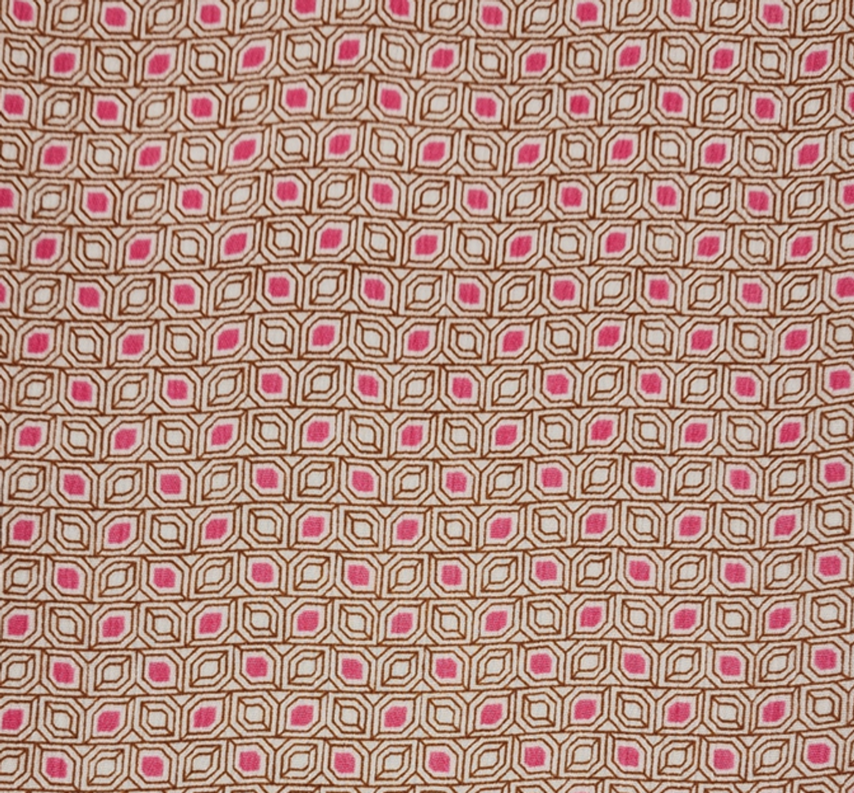 1 Yard Strawberry Colored Rayon Crinkle Breathable Lightweight Textured Fabric Width 50/52"