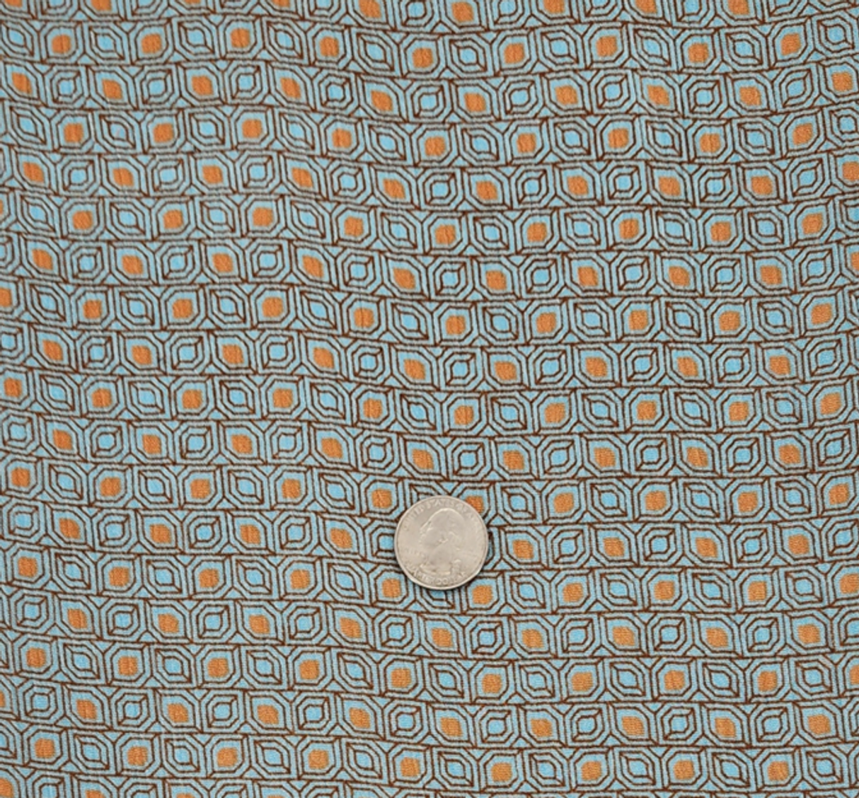 1 Yard Turquoise Rayon Crinkle Breathable Lightweight Textured Fabric for Apparel Width 50/52"