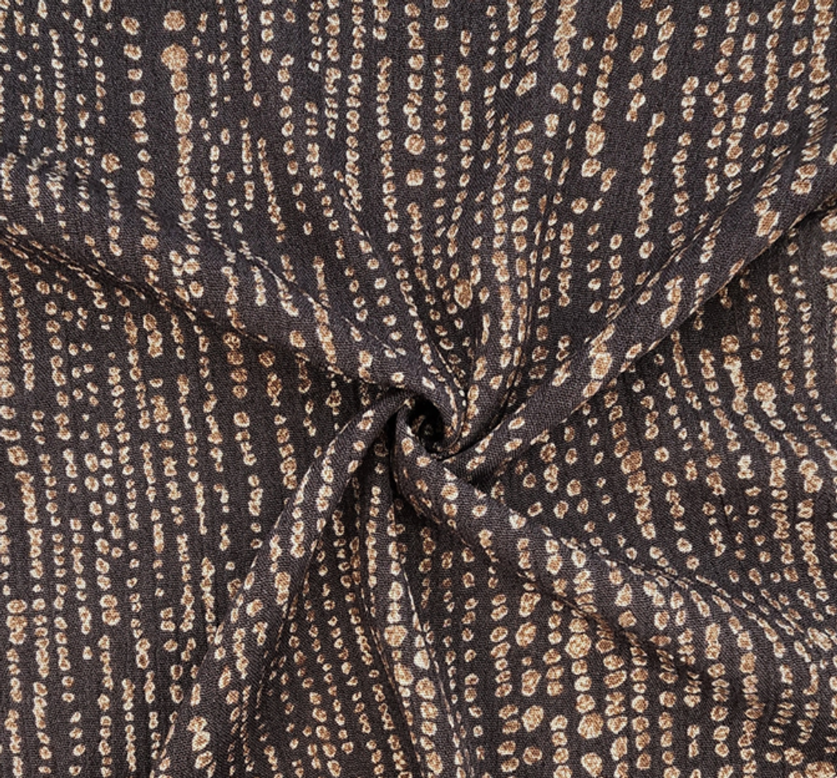 Rayon Crinkle Asphalt 1 Yard Gray Lightweight Crinkled Rayon Fabric 50/52” Wide