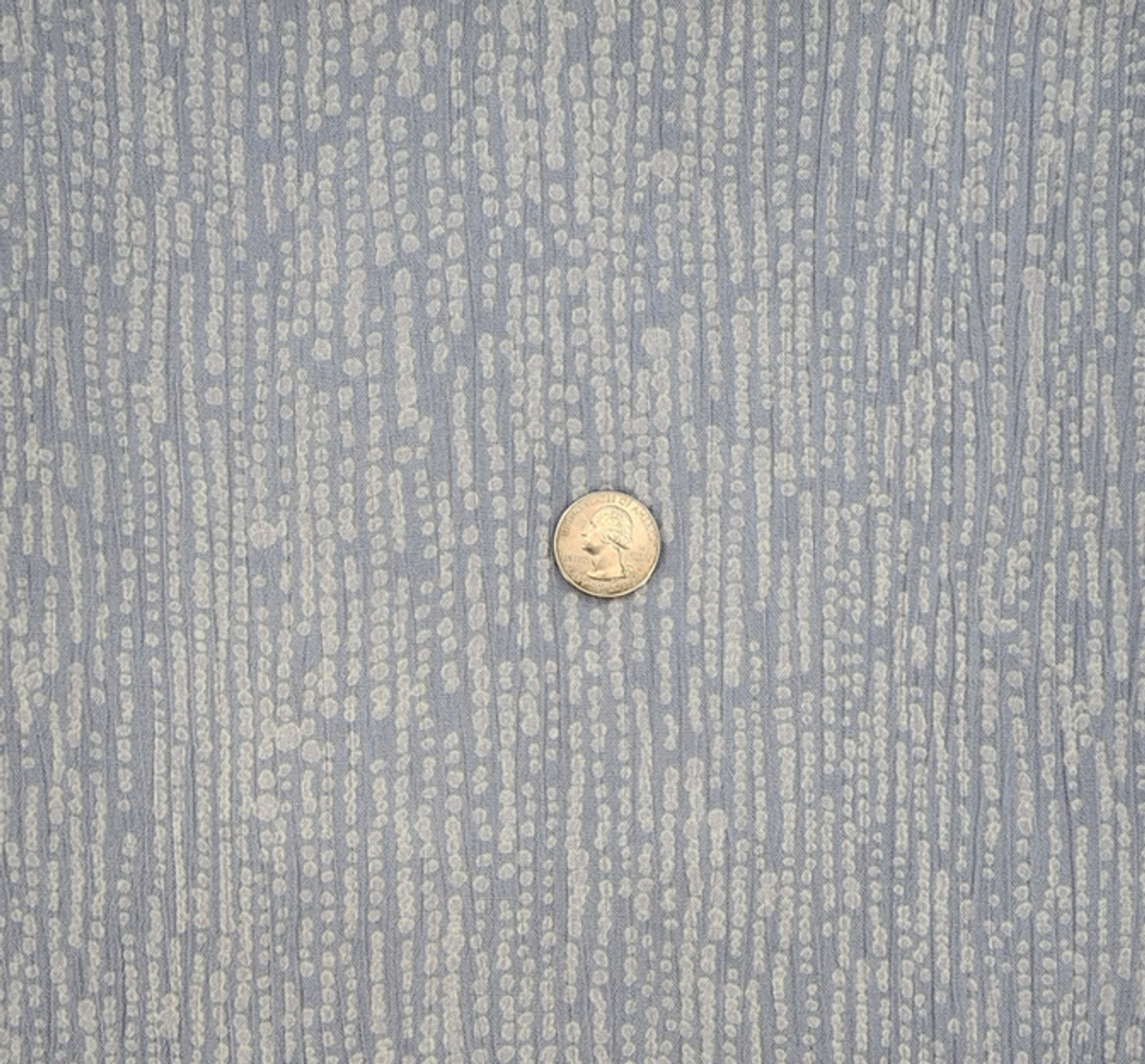 Rayon Crinkle Gray 1 Yard Soft & Lightweight Crinkled Rayon Fabric 50/52” Wide