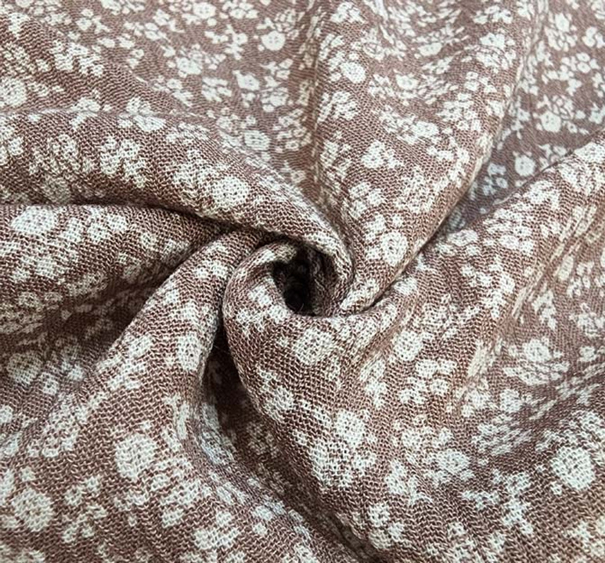 1 Yard Stylish Mauve Rayon Crinkle Crepon Apparel Fabric 50 Inch Width
