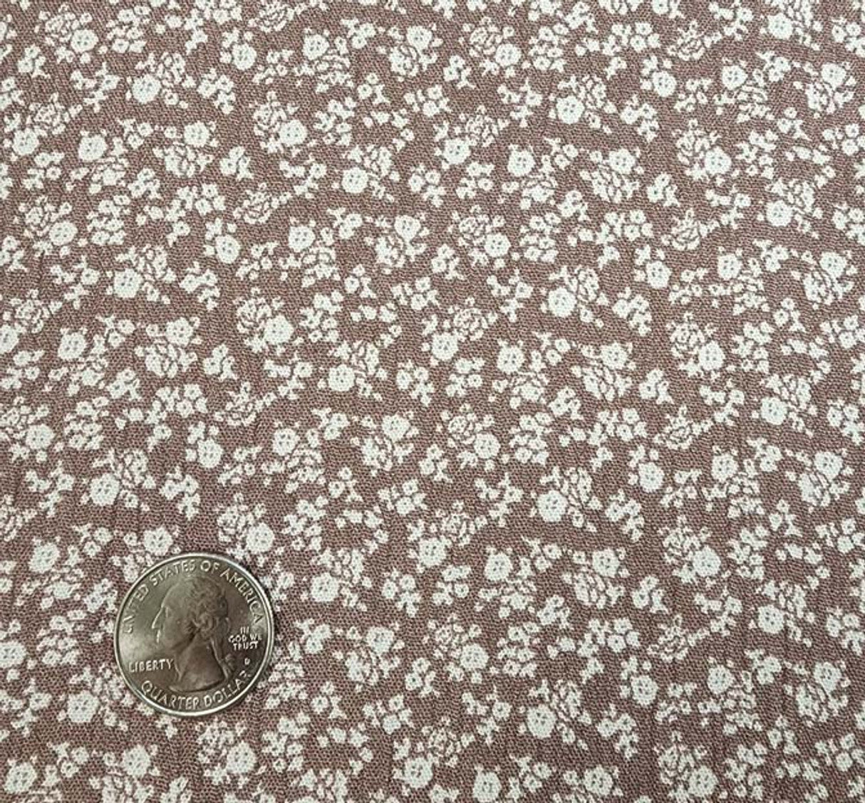 1 Yard Rayon Crinkle Mauve Woven Fabric, 50/52? Wide 100% Rayon