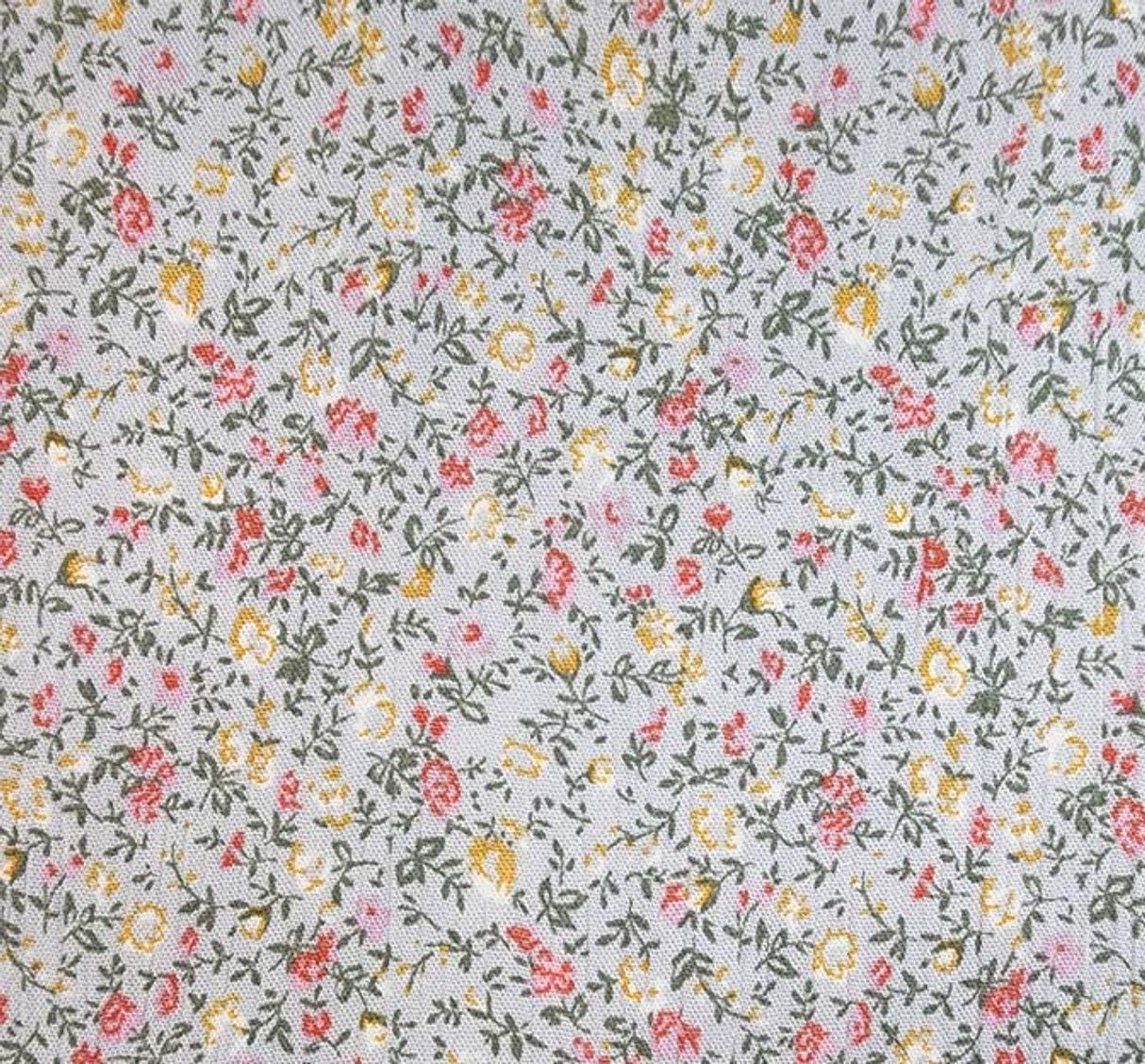 1 Yard Rayon Crinkle Gray Orange Woven Fabric, 50/52? Wide 100% Rayon