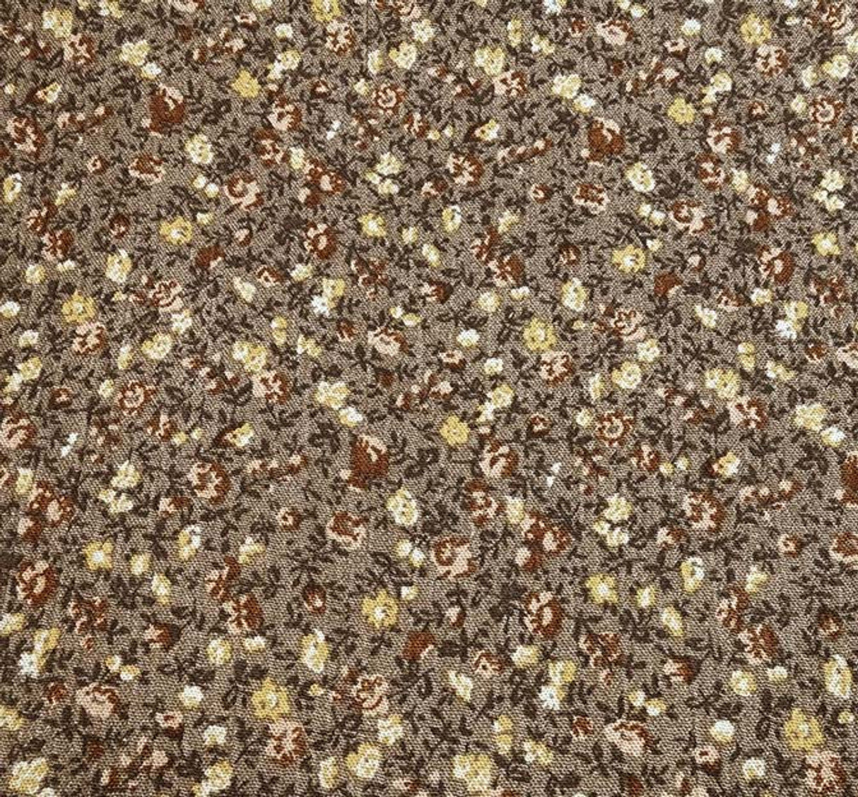 1 Yard Rayon Crinkle Mocha Fabric for Dresses Blouses Skirts 50 52 Width