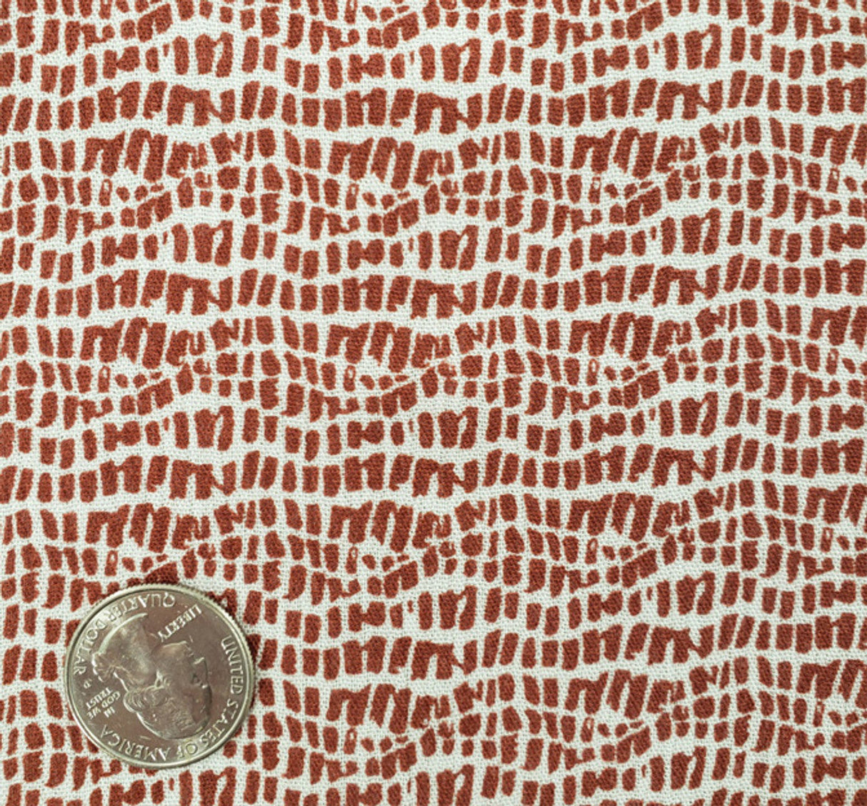1 Yard Rayon Crinkle Fabric in Brick Color 50/52 Inch Wide 100 Percent Rayon