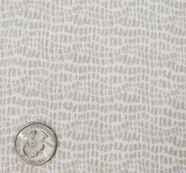 1 Yard Beige Rayon Crinkle Apparel Fabric 50/52 inches Width