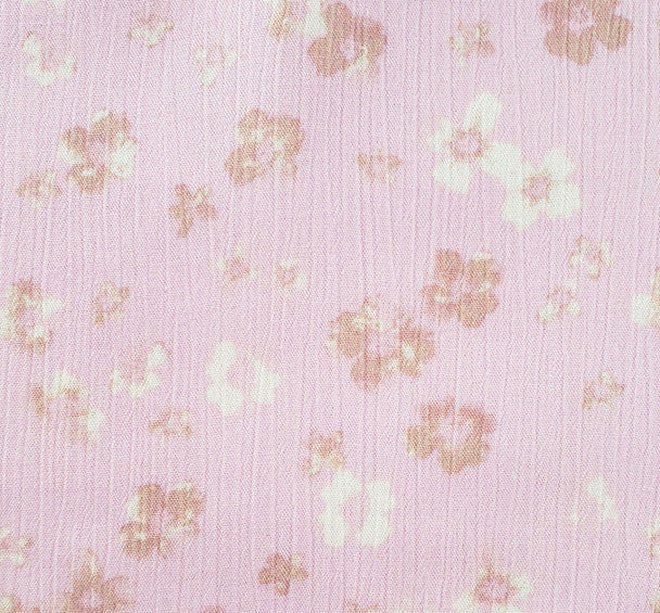 1 Yard Rayon Crinkle Crepon Fabric Pink Lightweight Apparel Material 50/52 Inches Width