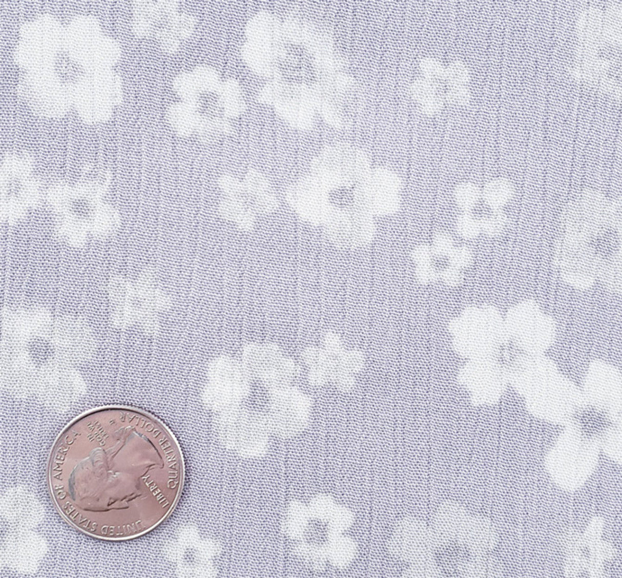 1 Yard Rayon Crinkle Silver Woven Fabric, 50/52? Wide 100% Rayon