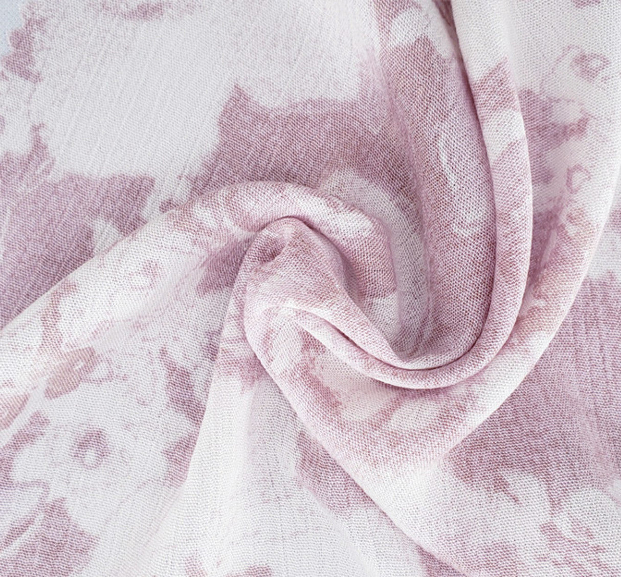 1 Yard Rayon Crinkle Mauve Woven Fabric, 50/52" Wide 100% Rayon