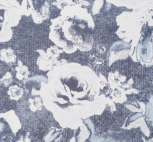 1 Yard Navy Rayon Crinkle Crepon Fabric for Blouses Dresses Skirts and Apparel Projects 50/52" Width