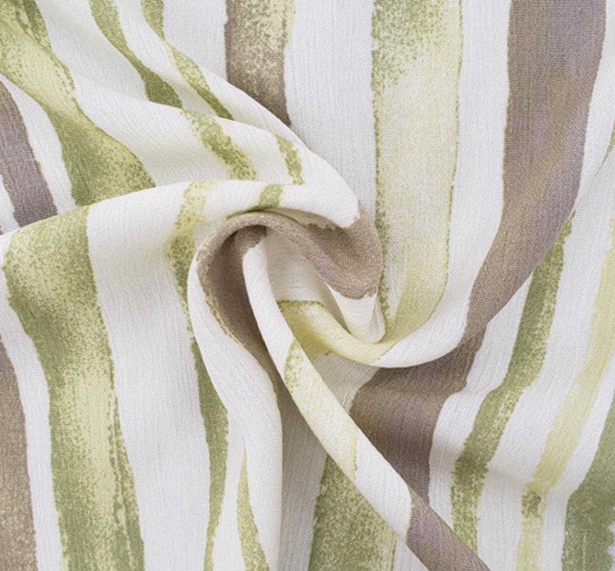 1 Yard Lightweight Rayon Crinkle Woven Fabric Lime Ivory 50/52 Inch Wide Premium Quality