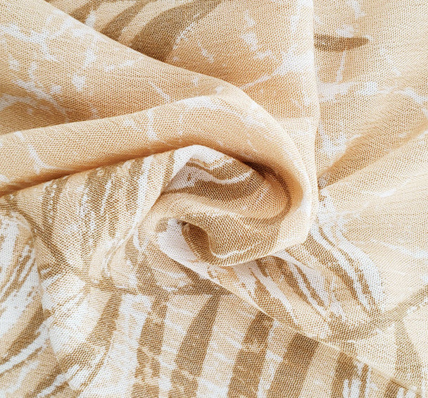 1 Yard Taupe Rayon Crinkle Woven Fabric Neutral Taupe Perfect For Everyday Wear, Business Casual 50/52" Width