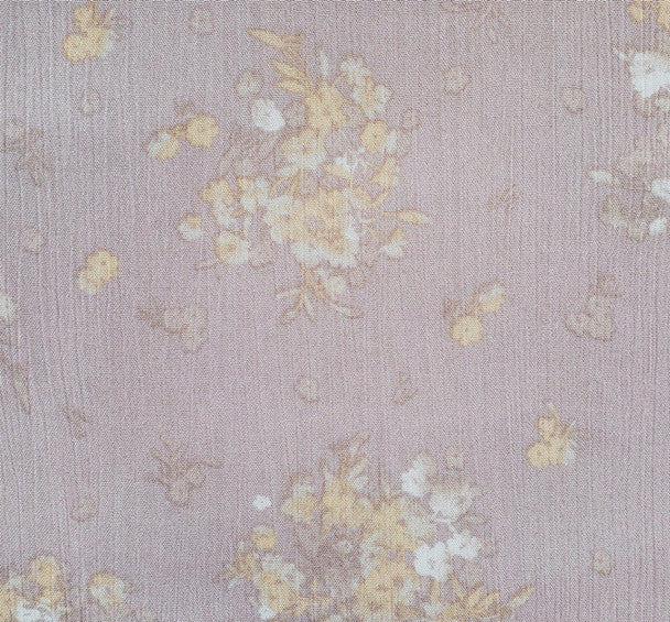 1 Yard Rose Dust Rayon Crinkle Fabric for Flowing Dresses Blouses Skirts and Apparel 50/52" Width