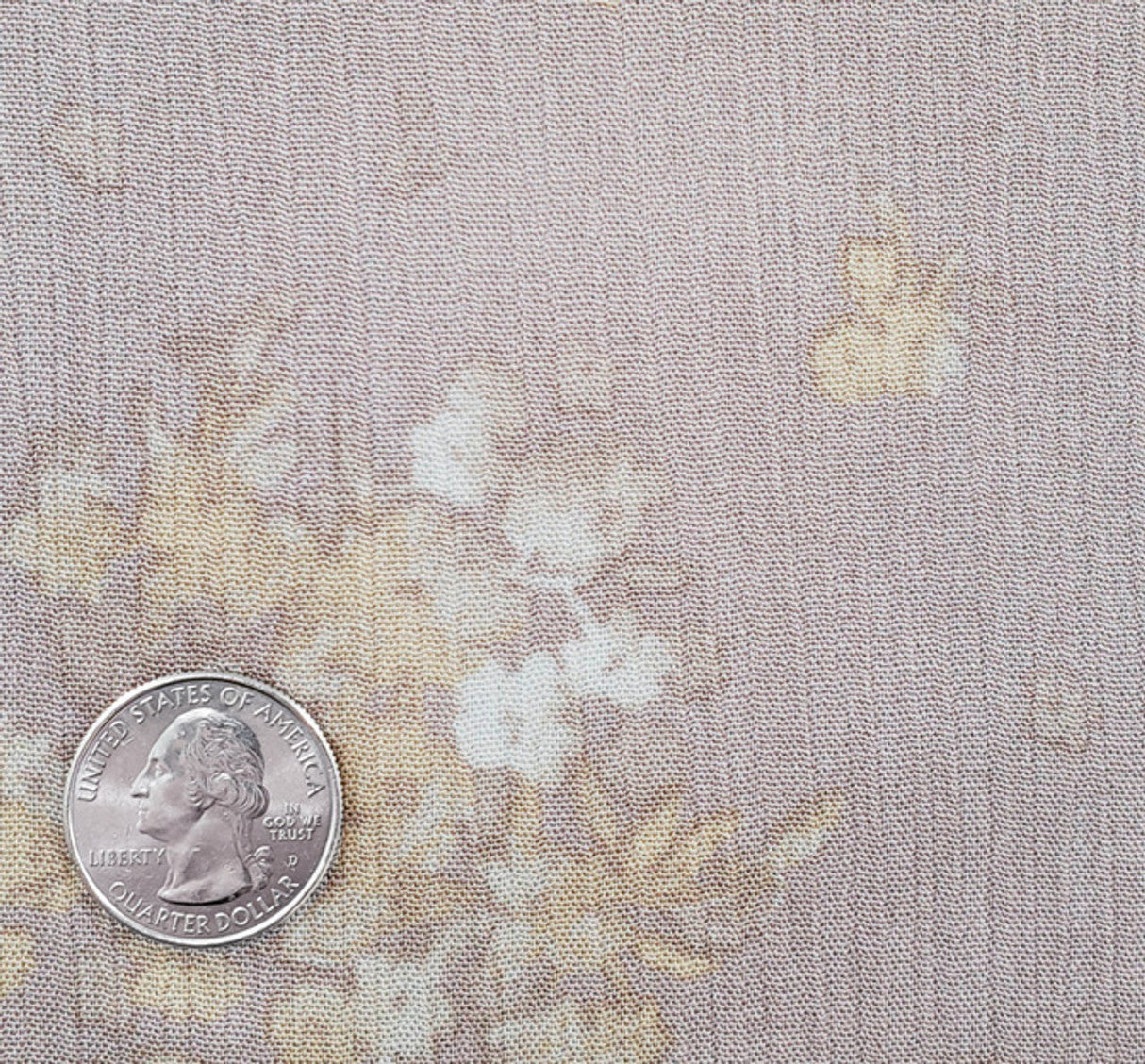 1 Yard Rose Dust Rayon Crinkle Woven Fabric 50/52 Inch Wide Soft and Elegant Drape