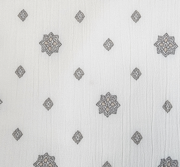 1 Yard Ivory Rayon Crinkle Fabric Lightweight and Soft Material for Blouses Dresses and Skirts 50/52 Inch Width