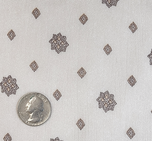1 Yard Taupe Rayon Crinkle Fabric Lightweight Soft Material for Dresses Blouses and Skirts 50/52 Inch Width