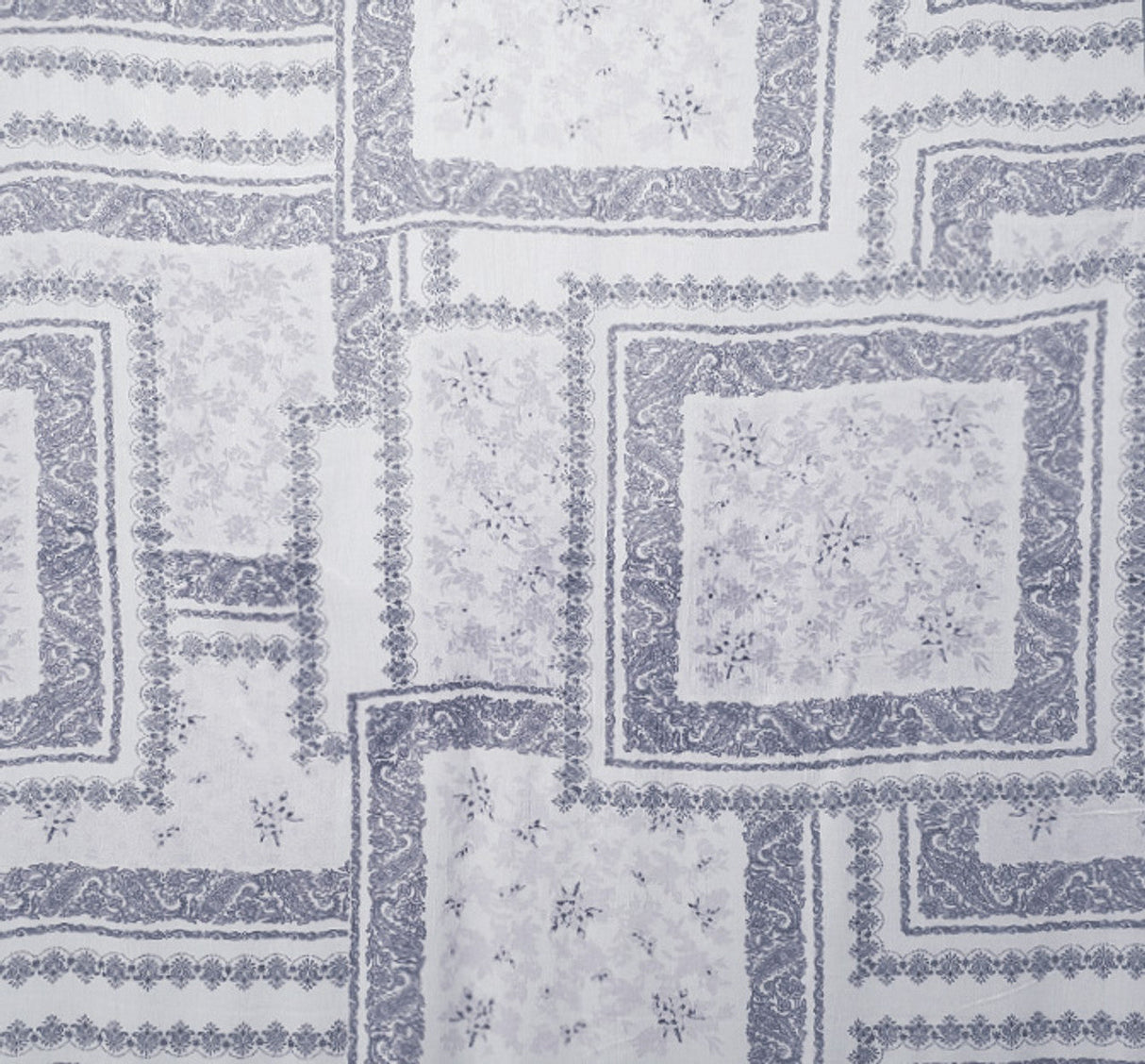 1 Yard 50/52" Ivory Slate Rayon Crinkle Lightweight Woven Crepon for Apparel Sewing