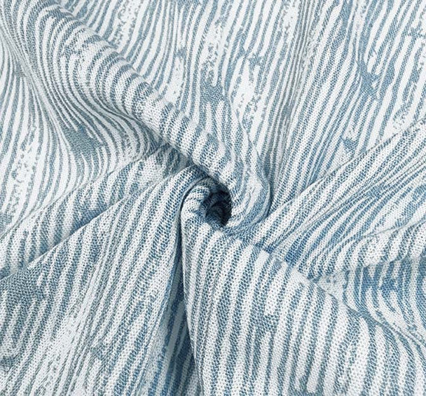 1 Yard Blue Rayon Crinkle Fabric with Elegant Pleated Texture for Dresses Skirts and Blouses 50/52 Inch Width