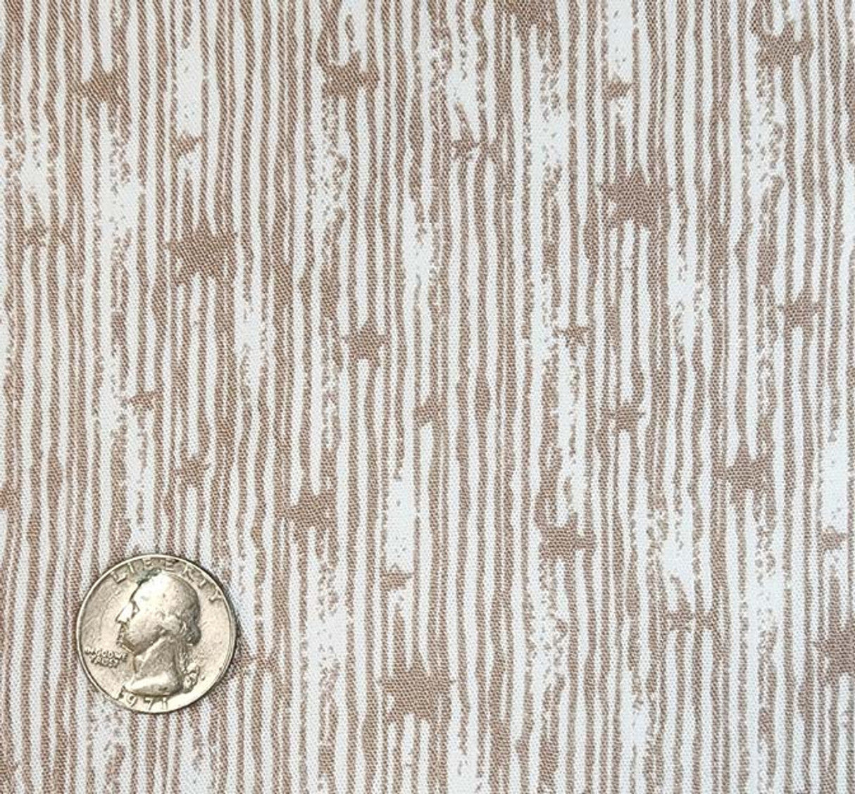1 Yard Wide 50/52" Taupe Rayon Crinkle Fabric – Lightweight Crepon for Skirts