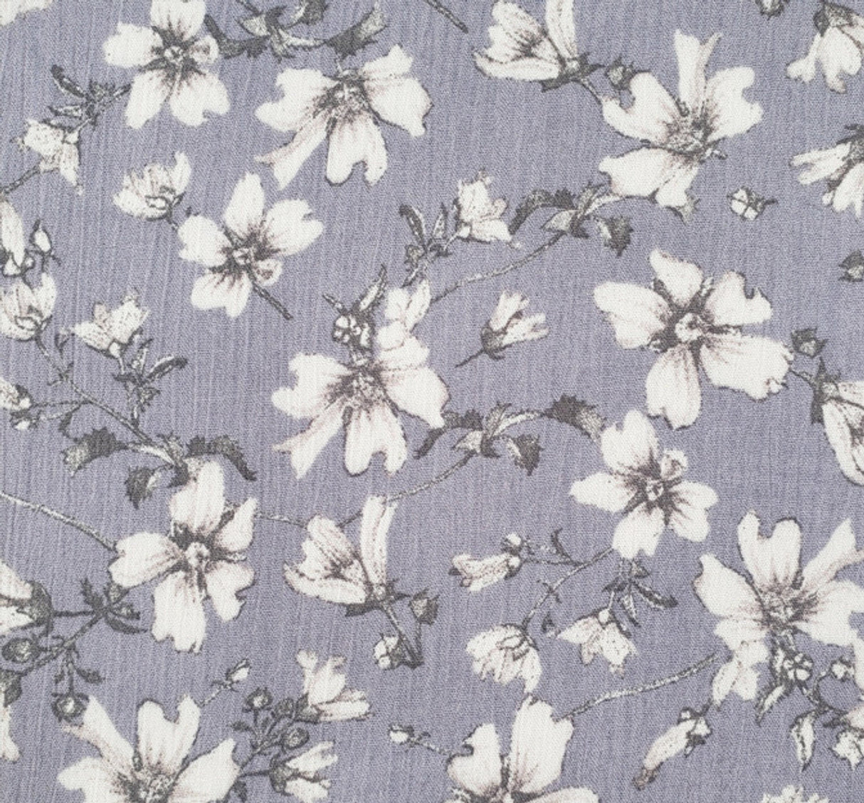 1 Yard Ash Rayon Crinkle Fabric 50/52" Wide Lightweight Woven Crepon Lightweight