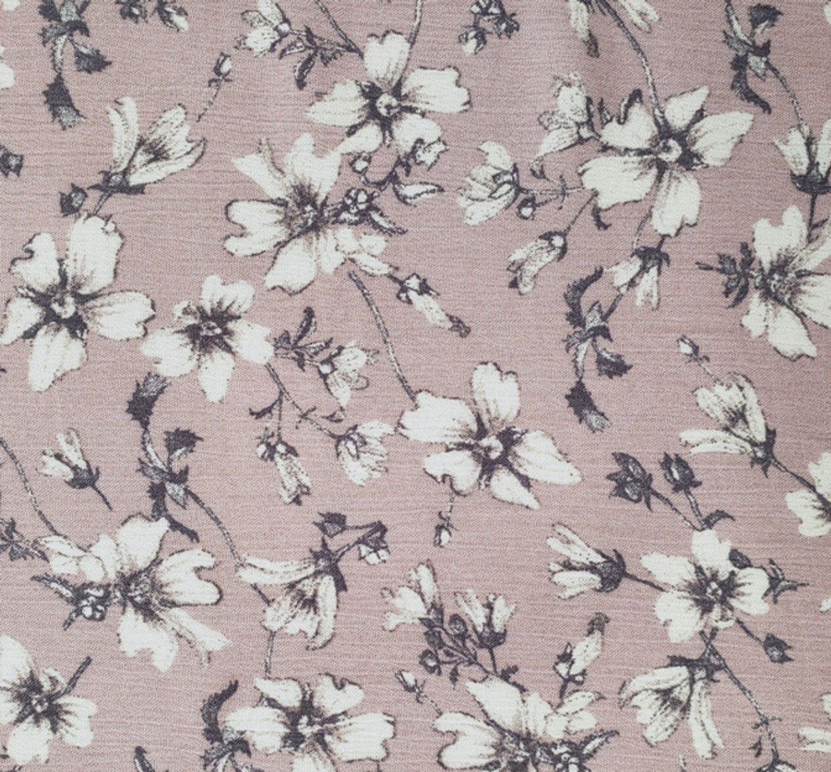 1 Yard Lightweight Rose Dust 50/52" Wide Crepon for Dresses & Skirts Coral Rayon Crinkle Fabric