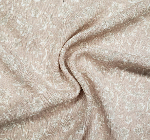 1 Yard Tan Rayon Crinkle Textile Lightweight with Silky Drapey Feel for Dresses Blouses and Skirts 50/52 Inch Width