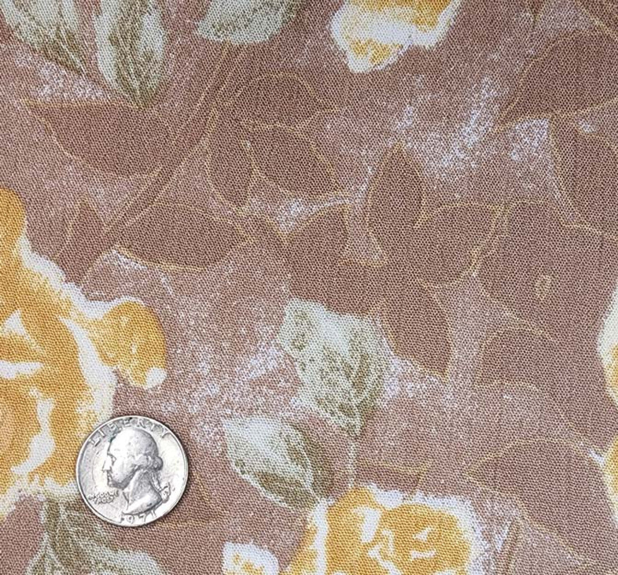 1 Yard Rayon Crinkle Taupe Fabric 100% Rayon Lightweight Crepon, 50/52" Wide for Fashion Sewing