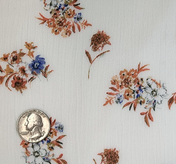 1 Yard Soft Natural Rayon Crinkle Crepon Fabric Rayon Apparel Textile 50/52 Inches Wide